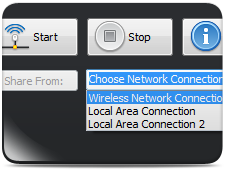 Specify Your SSID & Password and Share All Network Connections